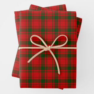 Clan MacQuarrie Tartan und Wappen Geschenkpapier Set