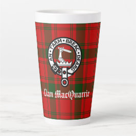 Clan MacQuarrie Tartan und Wappen Milchtasse