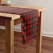 Clan MacQueen Red and Black Scottish Tartan
