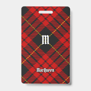Clan MacQueen Tartan Ausweis