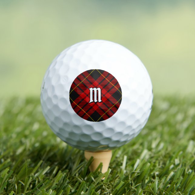 Clan MacQueen Tartan Golfball (Insitu T-Shirt)