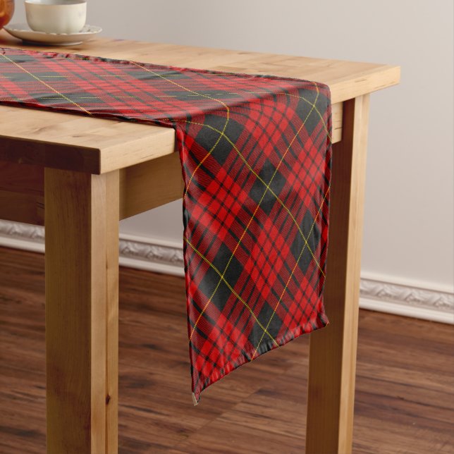 Clan MacQueen Tartan Großer Tischläufer (Beispiel)