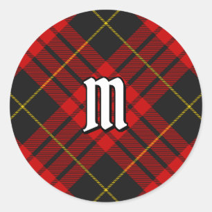 Clan MacQueen Tartan Runder Aufkleber
