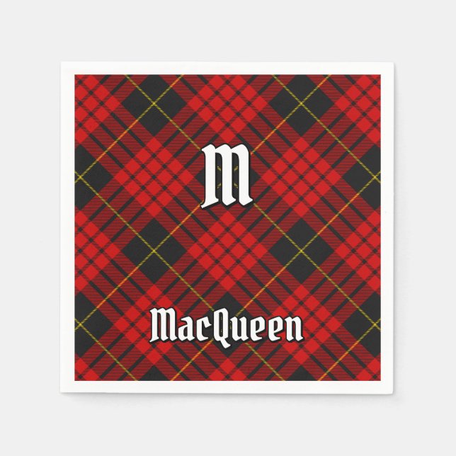 Clan MacQueen Tartan Serviette (Vorderseite)