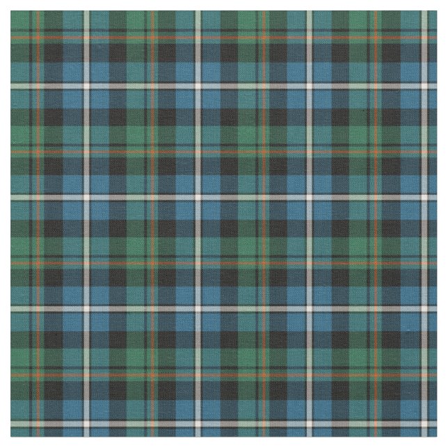 Clan MacRae Hunting Tartan Stoff (Nahaufnahme)