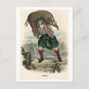 Clan Macrae Postkarte
