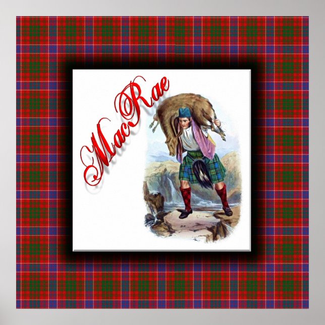 Clan MacRae Scottish Dream Poster (Vorne)