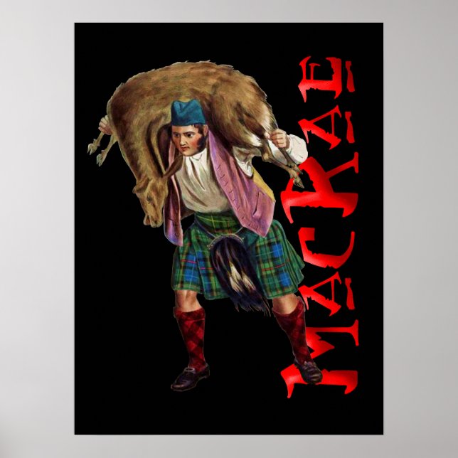 Clan MacRae Scottish Highland Dream Poster (Vorne)