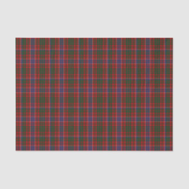 Clan MacRae Tartan Kariertes Tissue Paper Seidenpapier (Vorderseite)