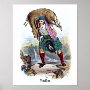 Clan MacRae von R. R. McIan Poster