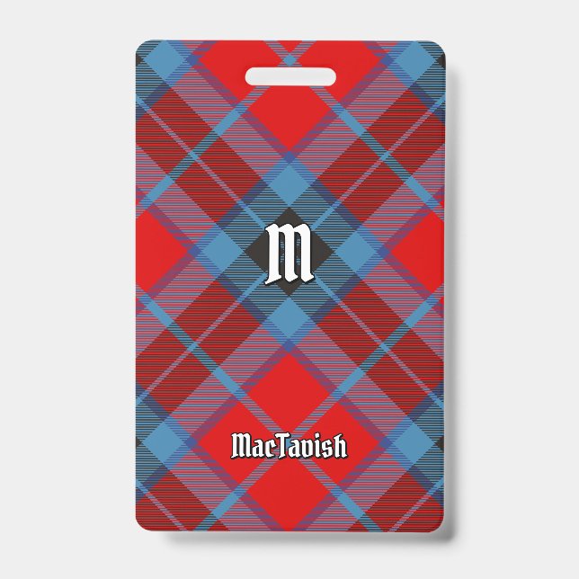 Clan MacTavish Tartan Ausweis (Vorderseite)