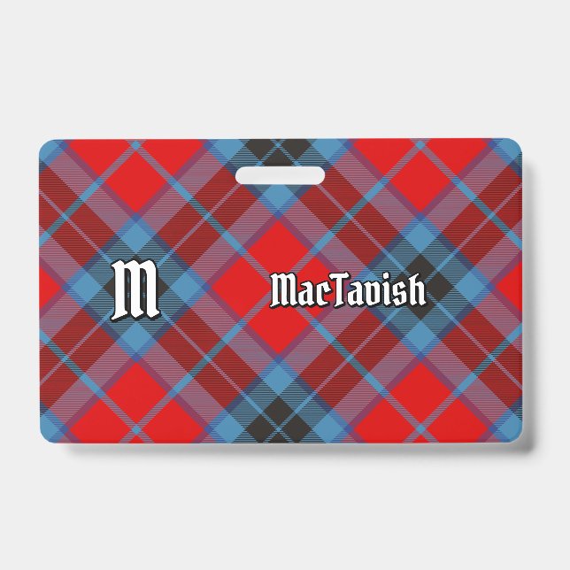 Clan MacTavish Tartan Ausweis (Vorderseite)