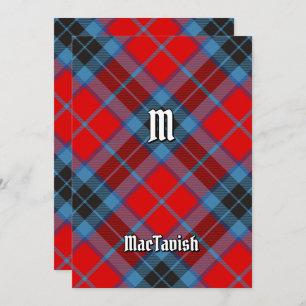 Clan MacTavish Tartan Einladung