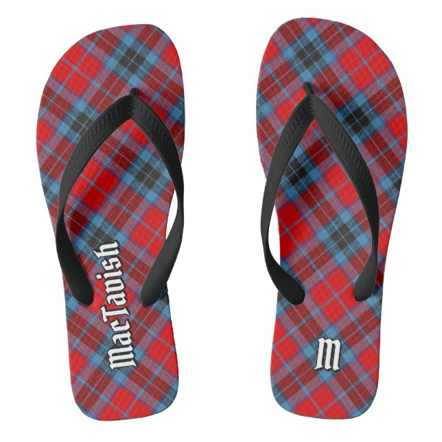 Clan MacTavish Tartan Flip Flops (Fußbett)