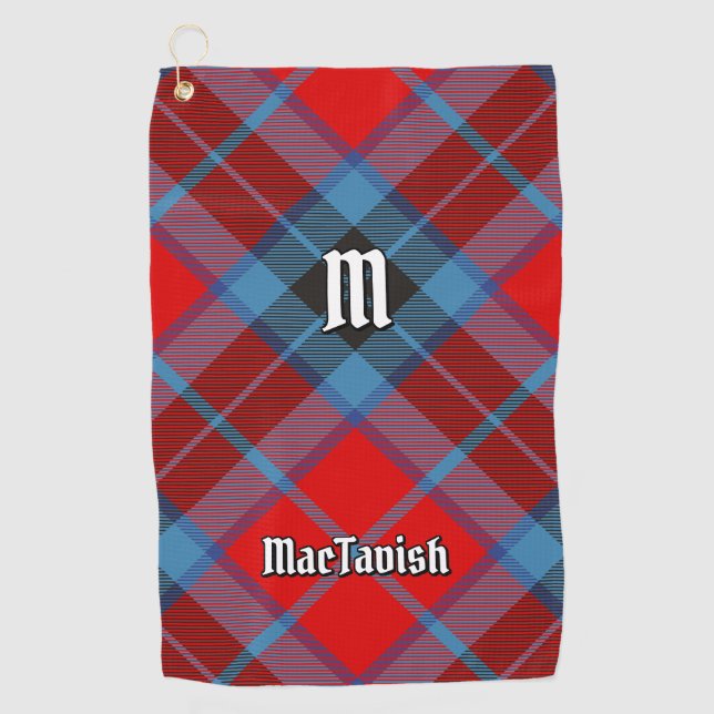 Clan MacTavish Tartan Golfhandtuch (Vorderseite)
