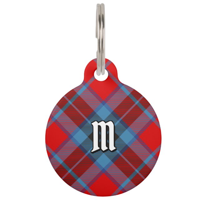 Clan MacTavish Tartan Haustiermarke (Vorderseite)