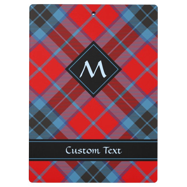 Clan MacTavish Tartan Klemmbrett (Rückseite)
