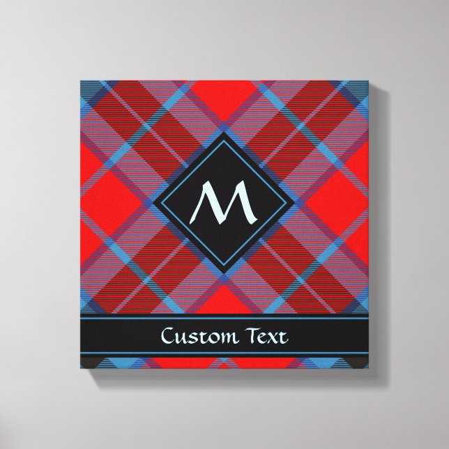 Clan MacTavish Tartan Leinwanddruck (Vorderseite)