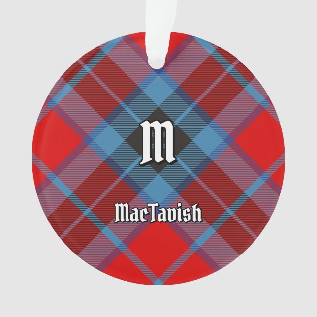 Clan MacTavish Tartan Ornament (Vorderseite)