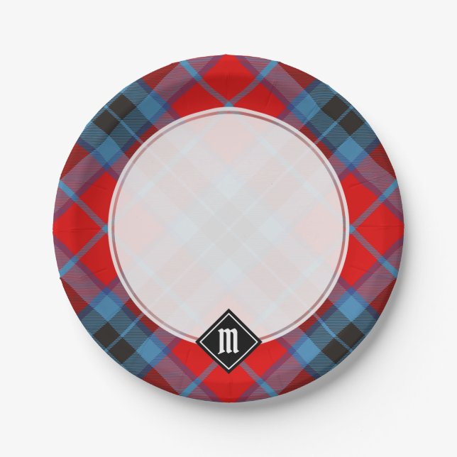 Clan MacTavish Tartan Pappteller (Vorderseite)