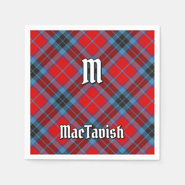 Clan MacTavish Tartan Serviette (Vorderseite)