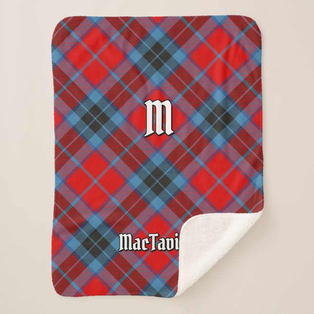 Clan MacTavish Tartan Sherpadecke (Vorderseite)