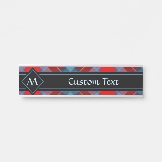 Clan MacTavish Tartan Türschild (Vorderseite )