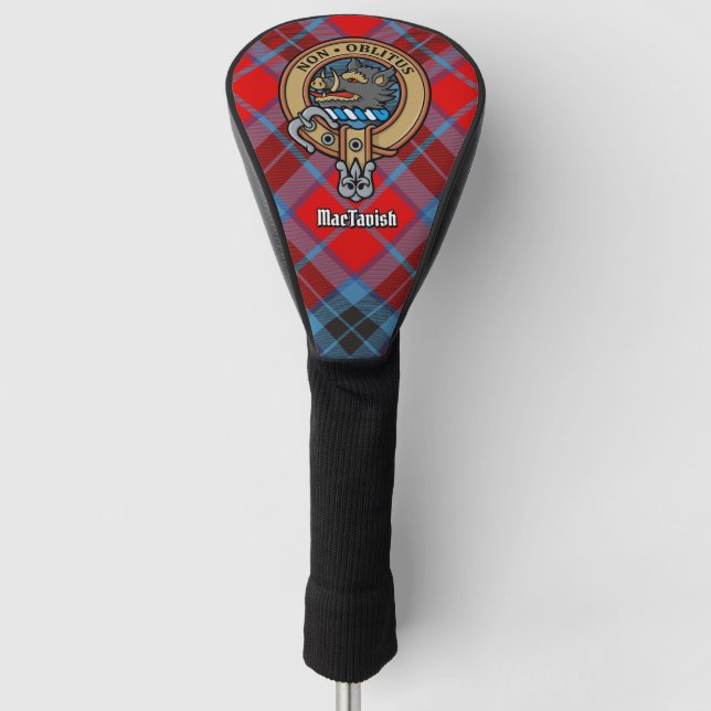 Clan MacTavish Wappen Golf Headcover (Vorderseite)