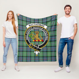 Clan MacThomas Ancient Tartan Kariert Fleecedecke