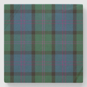 Clan MacThomas Dress Tartan Kariert Stone Unterset Steinuntersetzer