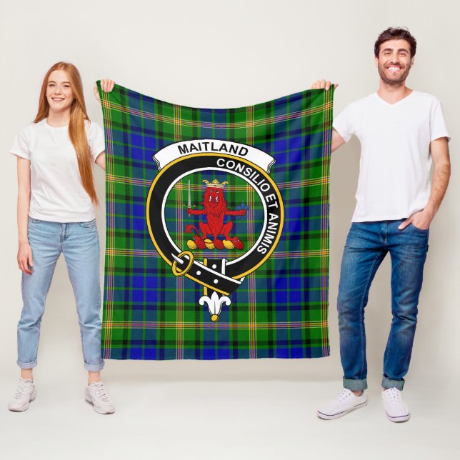 Clan MaiTland Tartan Kariert Fleecedecke (Beispiel)