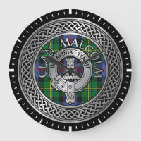 Clan Malcolm Crest & Tartan Knot