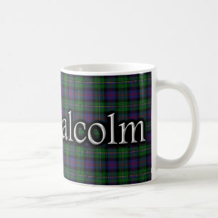 Clan-Malcolm klassischer TartanScottish Tasse