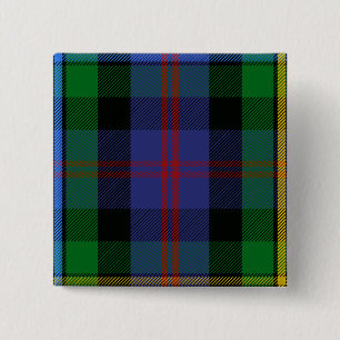 Clan Malcolm Tartan Button