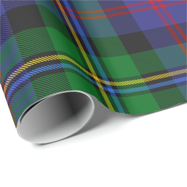 Clan Malcolm Tartan Geschenkpapier (Rolleneckpunkt)