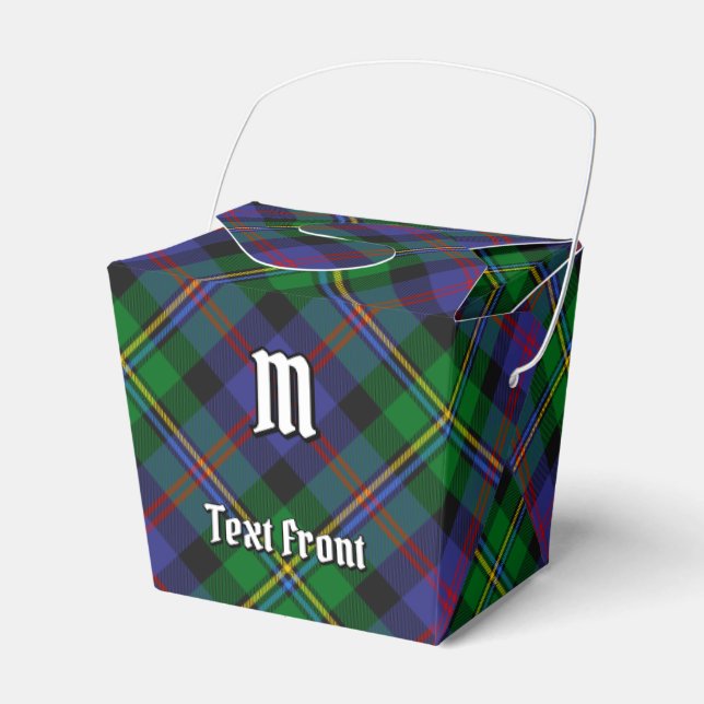 Clan Malcolm Tartan Geschenkschachtel (Vorderseite)
