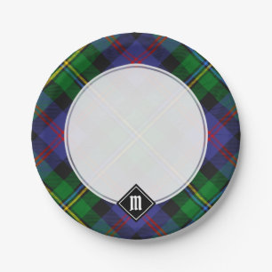 Clan Malcolm Tartan Pappteller