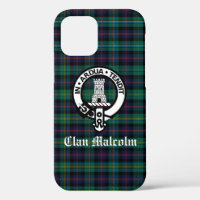 Clan Malcolm Tartan und Wappen