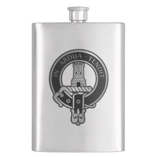Clan Malcolm Wappen Flask Flachmann