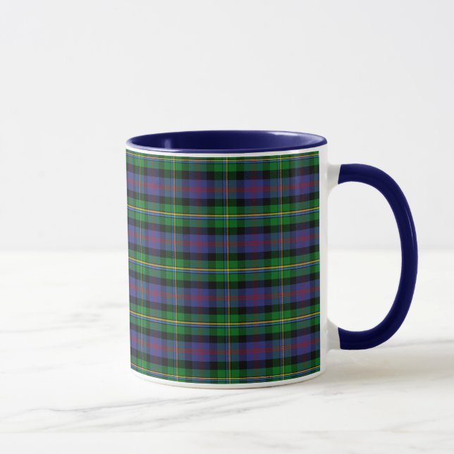 Clan-MalcolmTartan Tasse (Rechts)
