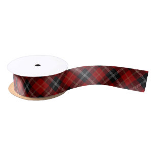 Clan Marjoribanks Klassisch Rot Schwarz Weiß Tarta Satinband