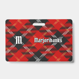 Clan Marjoribanks Tartan Ausweis