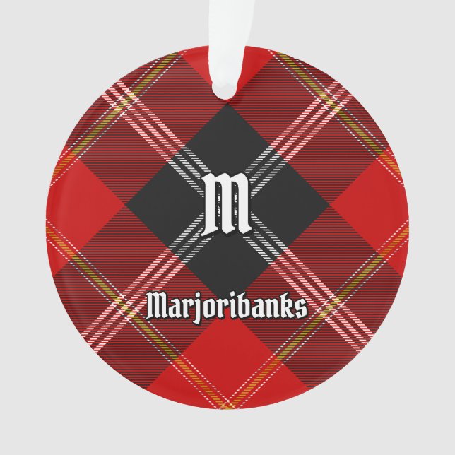 Clan Marjoribanks Tartan Ornament (Vorderseite)