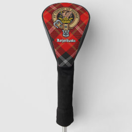 Clan Marjoribanks Wappen über Tartan Golf Headcover