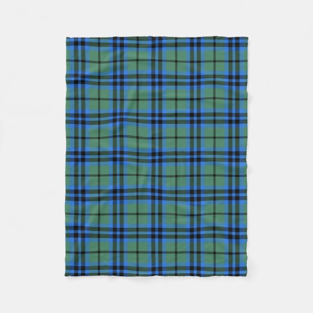 Clan Marshall Tartan Kariert Fleecedecke (Vorderseite)