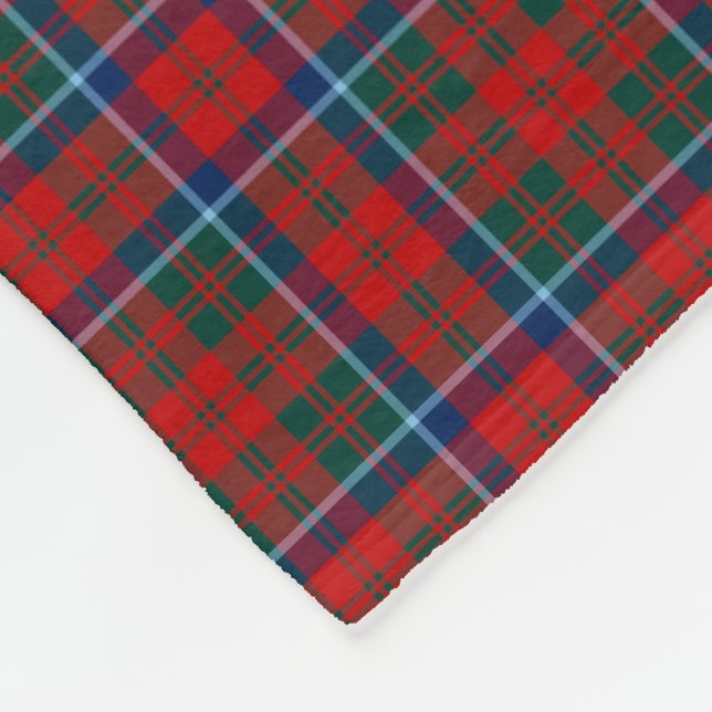 Clan Matheson Tartan Kariertes Muster Fleecedecke (Ecke)