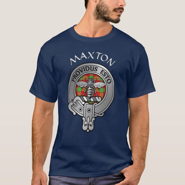 Clan Maxton Wappen T-Shirt (Vorderseite)
