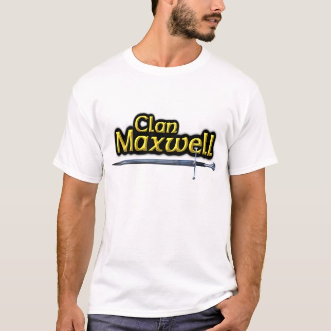 Clan Maxwell Inspiriert T-Shirt (Vorderseite)