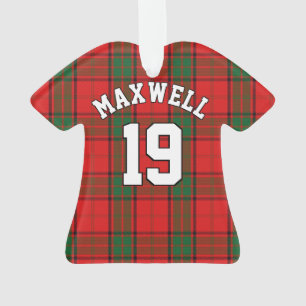 Clan Maxwell Tartan Christmas Jersey Ornament
