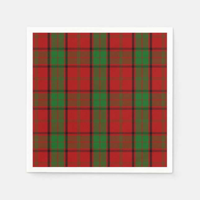 Clan Maxwell Tartan Serviette (Vorderseite)
